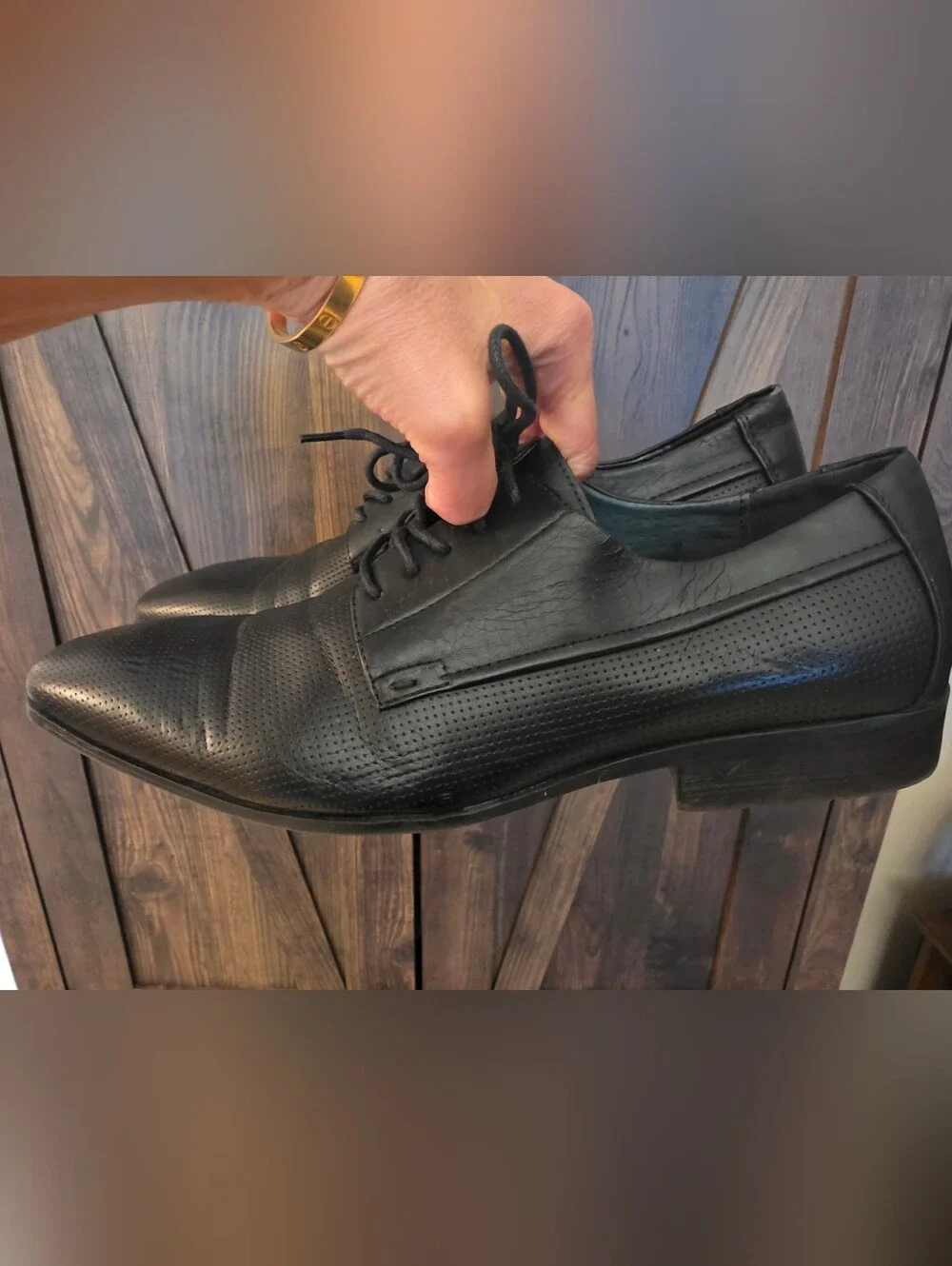 Steve Madden polished black